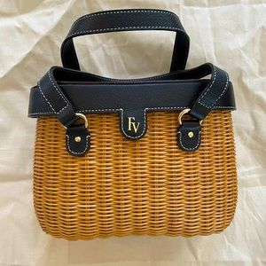 Frances valentine, weaved handbag